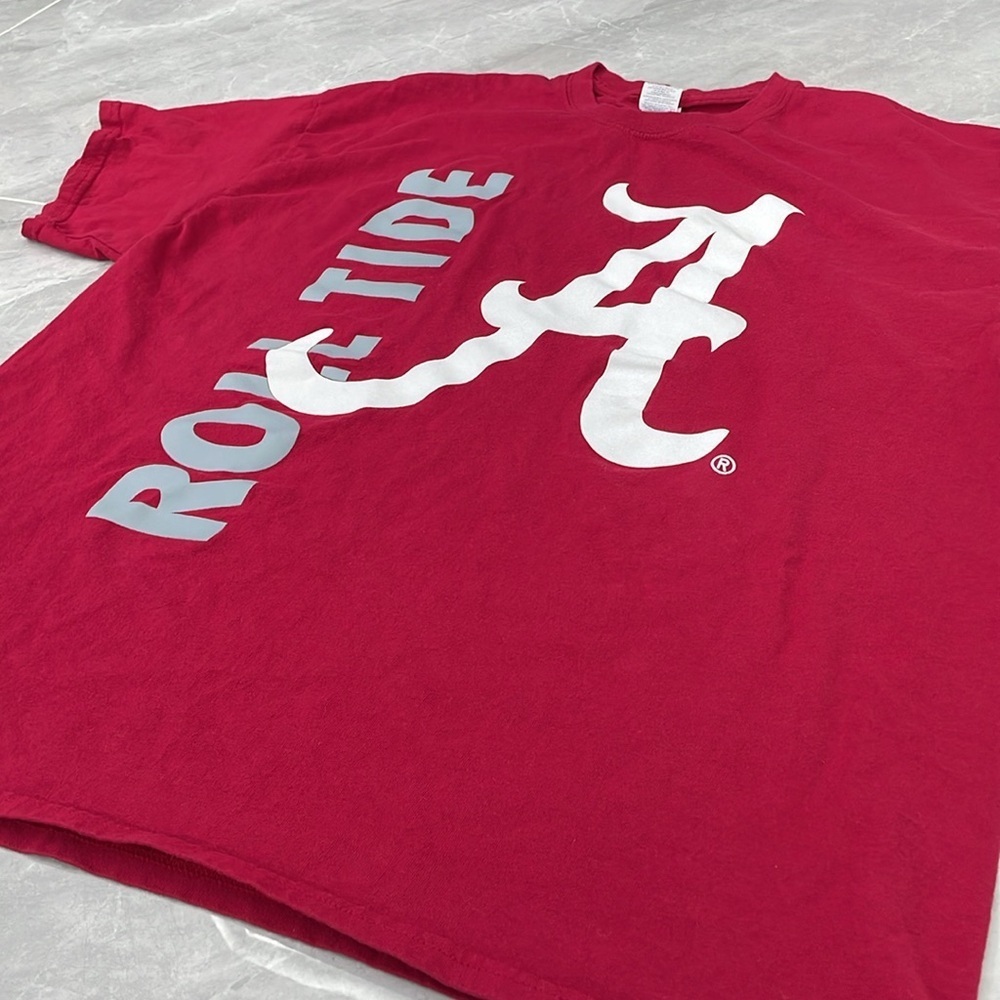 Unisex Gildan University of Alabama Roll Tide Cotton Short Sleeve Shirt XL - Picture 7 of 13